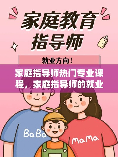 家庭指导师热门专业课程,家庭指导师的就业方向