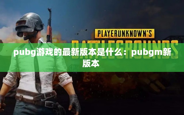 pubg游戏的最新版本是什么:pubgm新版本