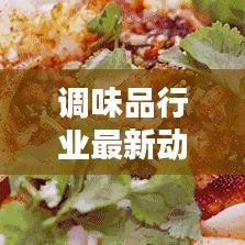 调味品行业最新动态,今日热点一网打尽!